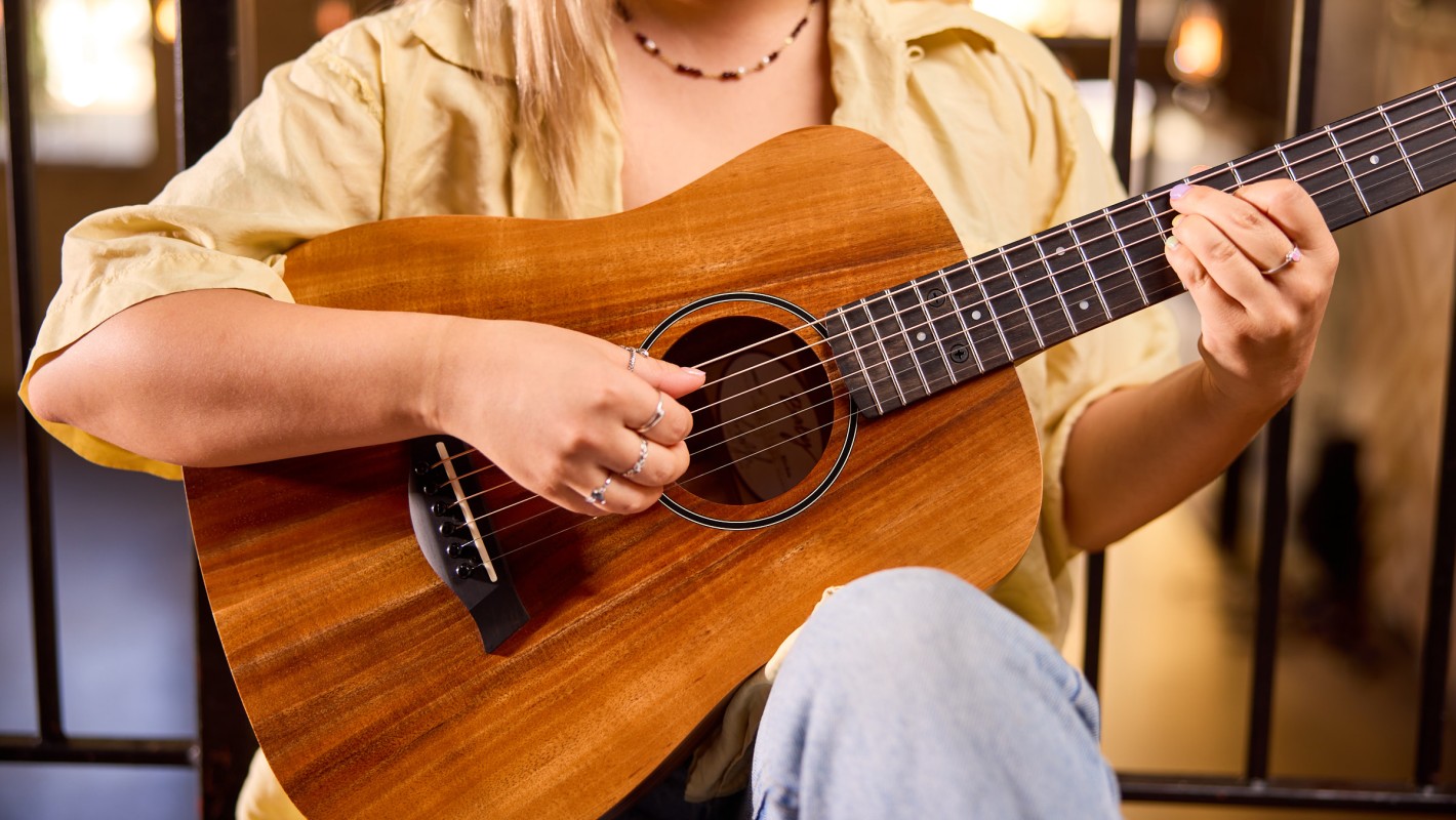 BTe-Koa Layered Koa Acoustic-Electric Guitar | Taylor Guitars
